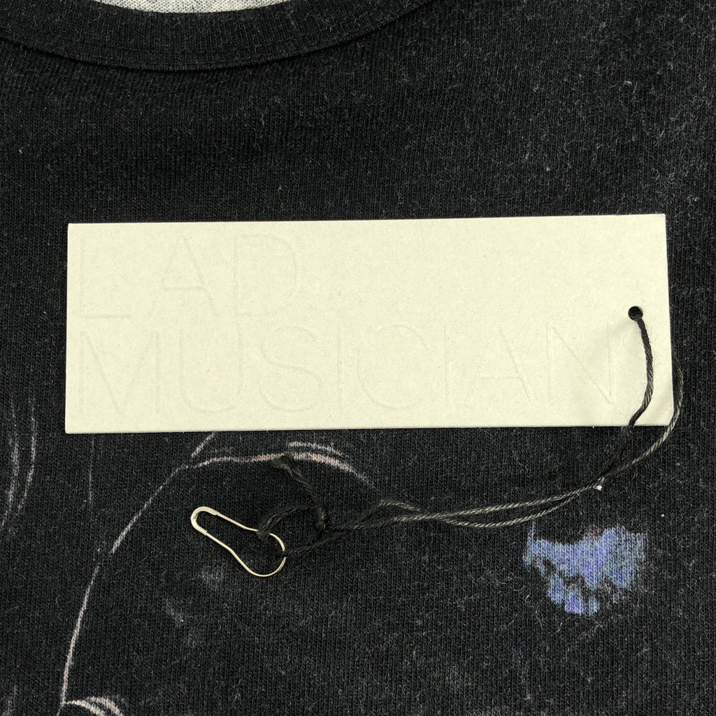 LAD MUSICIAN / 러드 뮤지션 | INKJET FLOWER T-SHIRT 오버사이즈 T셔츠 | F | 남성