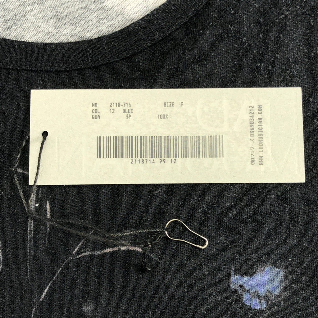 LAD MUSICIAN / 러드 뮤지션 | INKJET FLOWER T-SHIRT 오버사이즈 T셔츠 | F | 남성