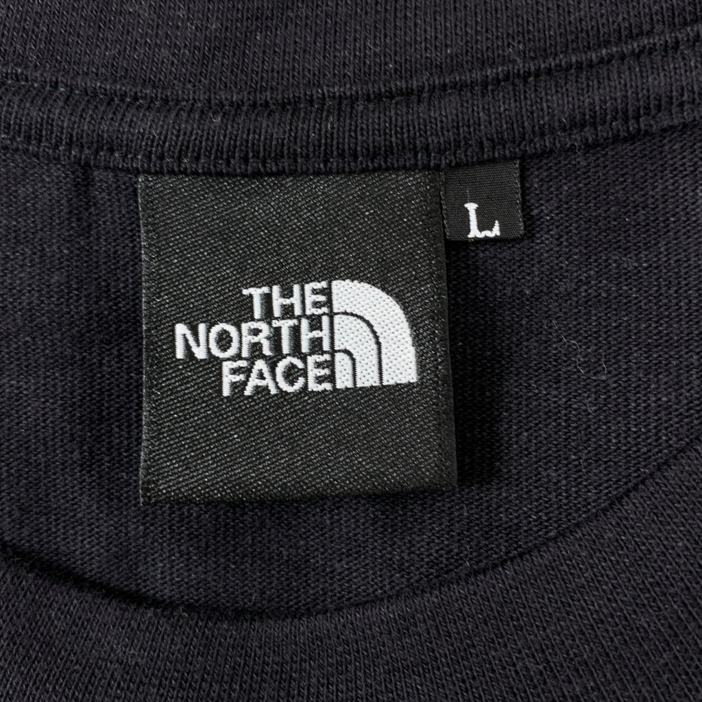 THE NORTH FACE / 더 노스 페이스 | LS Nuptse Cotton Tee 롱 슬리브 눕시 코튼 티셔츠 | L | 블랙 |