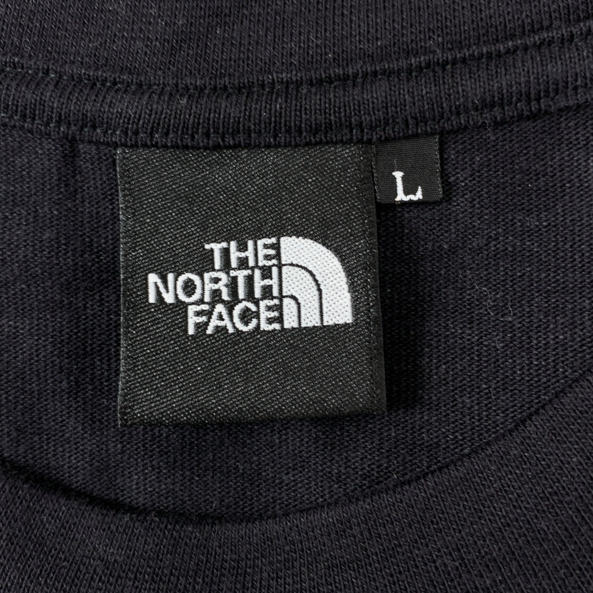 THE NORTH FACE / 더 노스 페이스 | LS Nuptse Cotton Tee 롱 슬리브 눕시 코튼 티셔츠 | L | 블랙 |