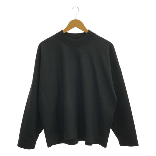 JIL SANDER / ジルサンダー | 2019AW | モックネック ウール ワイド セーター | S | メンズ