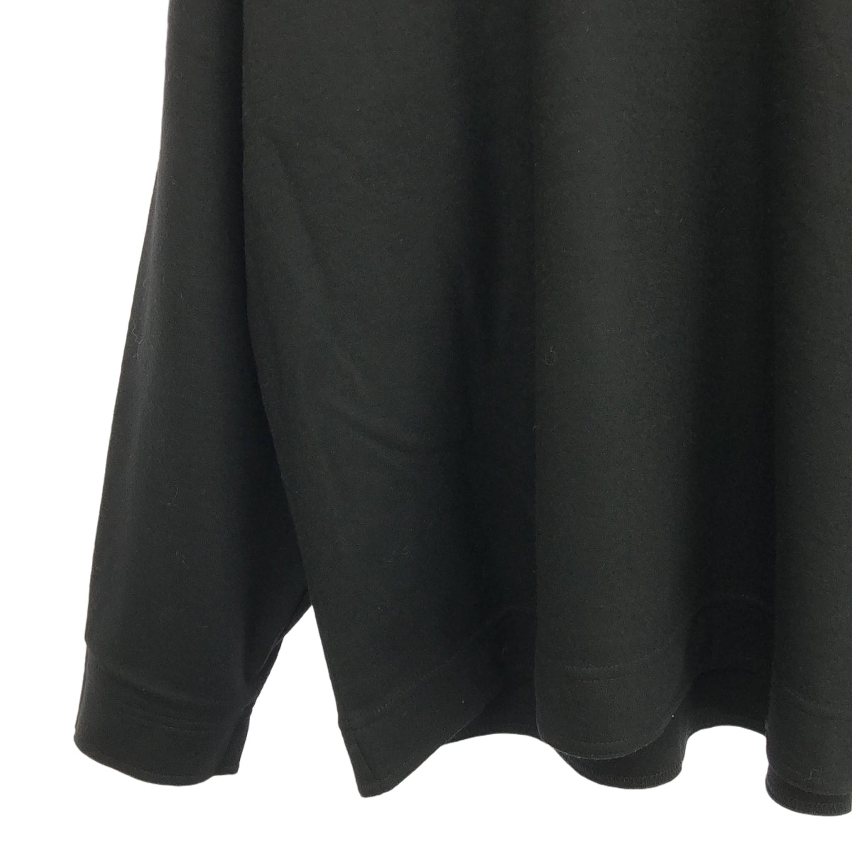 【美品】  JIL SANDER / ジルサンダー | 2019AW | モックネック ウール ワイド セーター | S | ブラック | メンズ