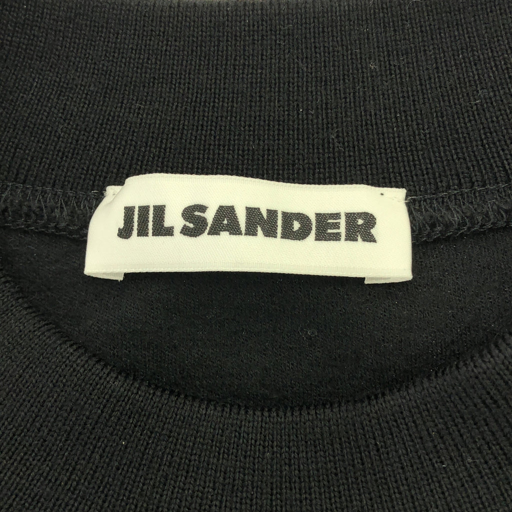 [狀況良好] JIL SANDER | 2019秋冬 |高領羊毛寬毛衣 | S |黑色 |男士