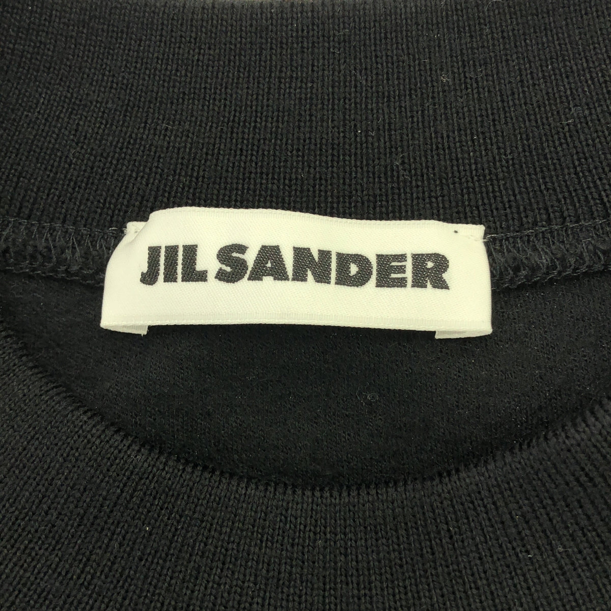 [狀況良好] JIL SANDER | 2019秋冬 |高領羊毛寬毛衣 | S |黑色 |男士