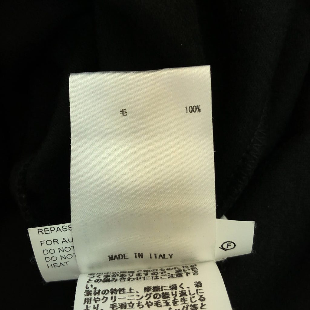 [狀況良好] JIL SANDER | 2019秋冬 |高領羊毛寬毛衣 | S |黑色 |男士