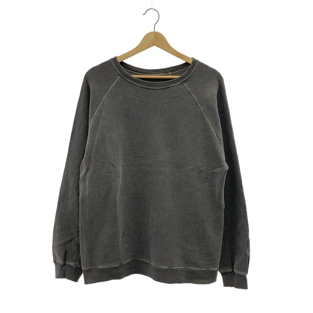 DRESSTERIOR / 드레스테리아 | 제품 염색 오버사이즈 크루넥 스웨트 | M | 블랙 | 여성