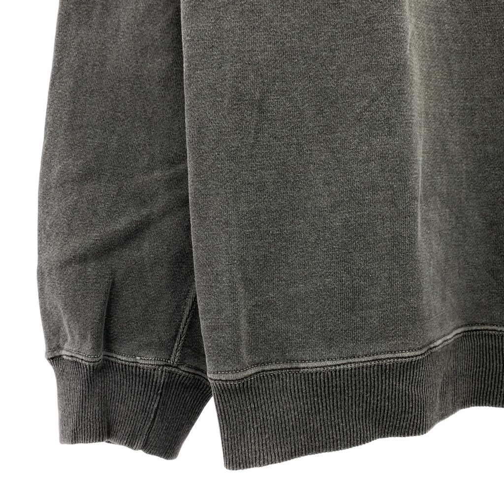 DRESSTERIOR / 드레스테리아 | 제품 염색 오버사이즈 크루넥 스웨트 | M | 블랙 | 여성