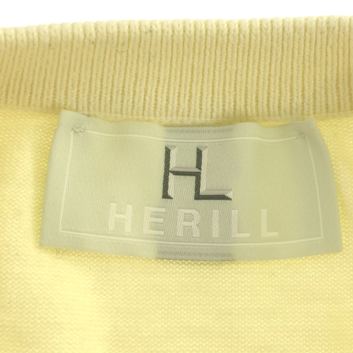 HERILL | Cotton crew neck knit | 0 | Cream | Women's