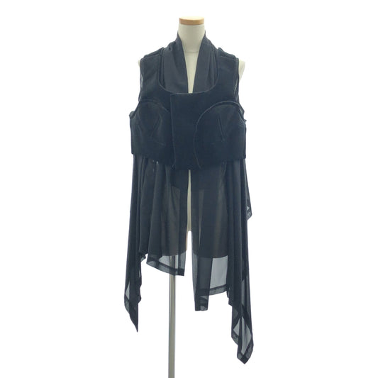 COMME des GARCONS / コムデギャルソン | 2019AW | ベロア レース 切替 ドッキング ベスト | M | レディース