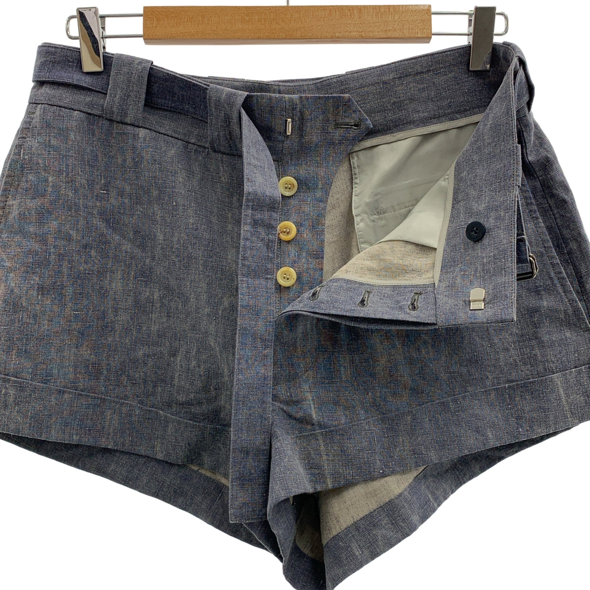 PRADA / 프라다 | 로고 데님 반바지 | 26 |