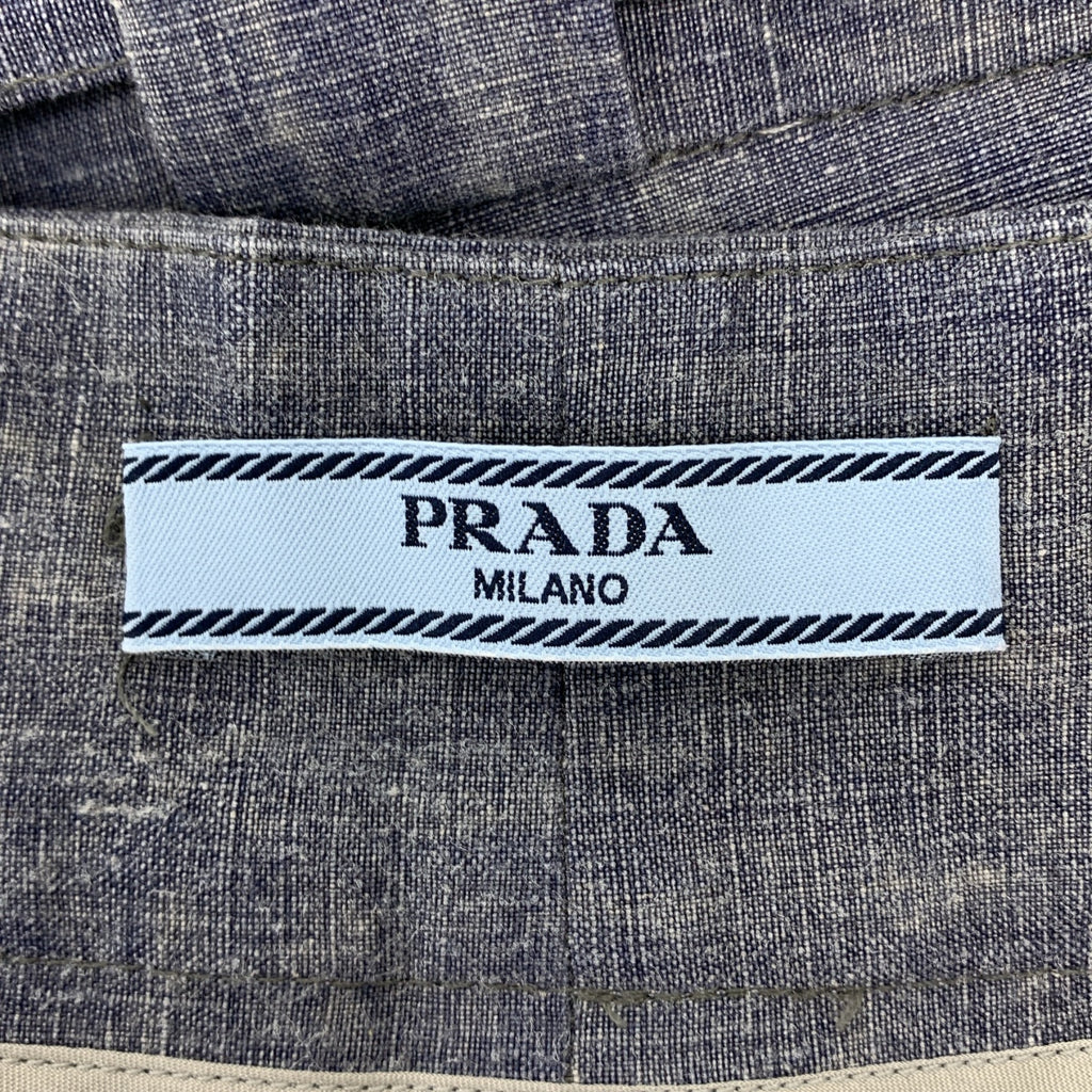 PRADA / 프라다 | 로고 데님 반바지 | 26 |