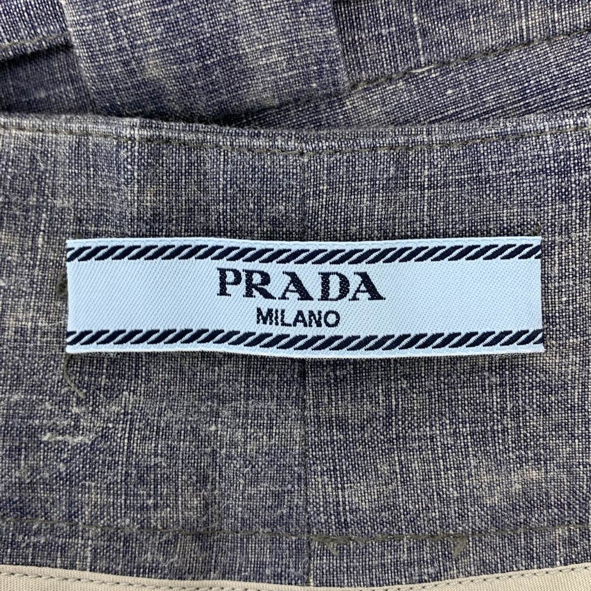 PRADA / 프라다 | 로고 데님 반바지 | 26 |