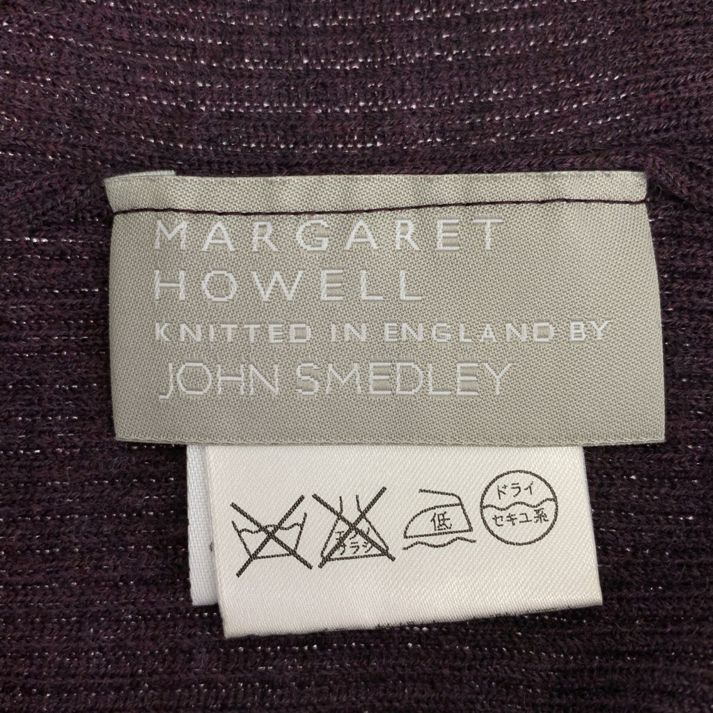 MARGARET HOWELL / マーガレットハウエル | × JOHN SMEDLEY ジョンスメドレー ウール リブ タートルネックニット | 2 | レディース