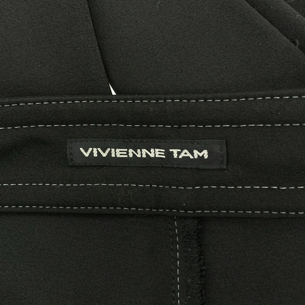 VIVIENNE TAM / 비비안탐 | 밑단 슬릿 와이드 슬랙스 팬츠 | 40 |