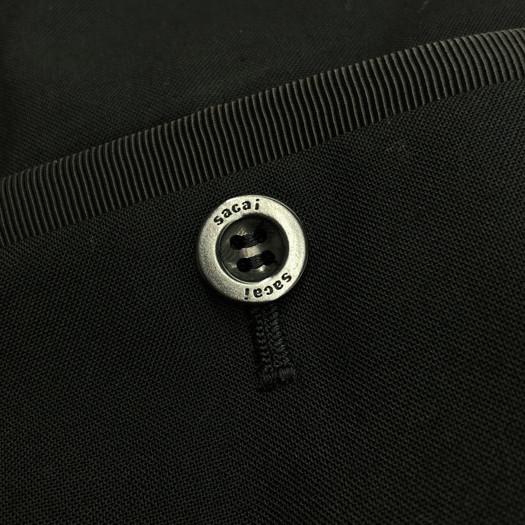[狀況良好] sacai | 2022秋冬 |西裝褲 |西裝側線褲 | 2 |黑色 |女性的
