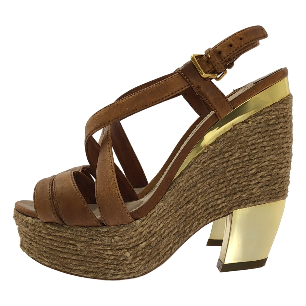 miu miu / 뮤우 뮤 | 에스파드리유 웨지 솔 샌들 | 35.5 |