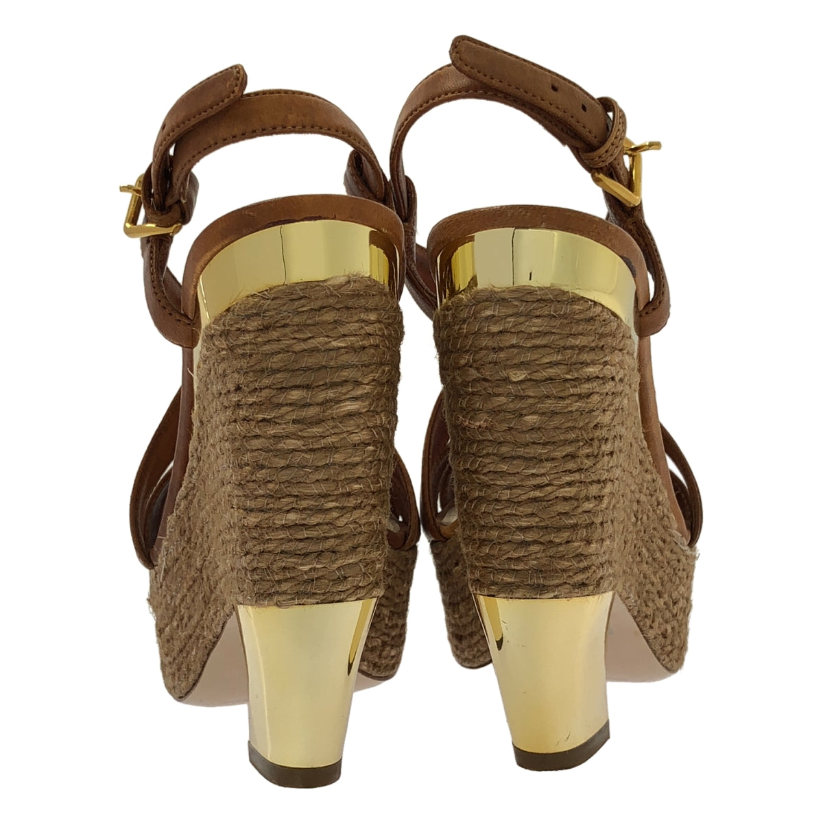 miu miu / 뮤우 뮤 | 에스파드리유 웨지 솔 샌들 | 35.5 |