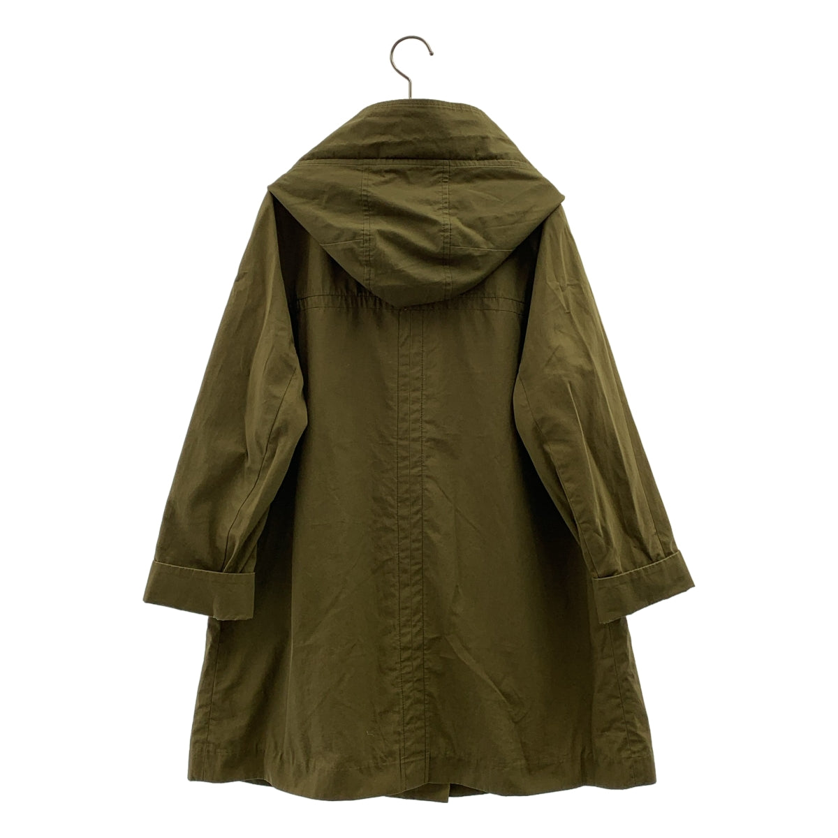 Tomorrowland MACPHEE / トゥモローランドマカフィー | コットン フーテッドコート | 38 | カーキ | レディース