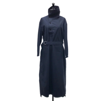 JIL SANDER+ / ジルサンダープラス | コットン スタンドカラー ベルテッド シャツワンピース | 32 | レディース