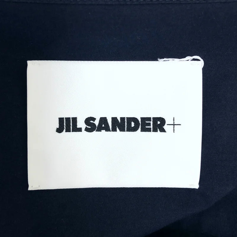 JIL SANDER+ / ジルサンダープラス | コットン スタンドカラー ベルテッド シャツワンピース | 32 | レディース