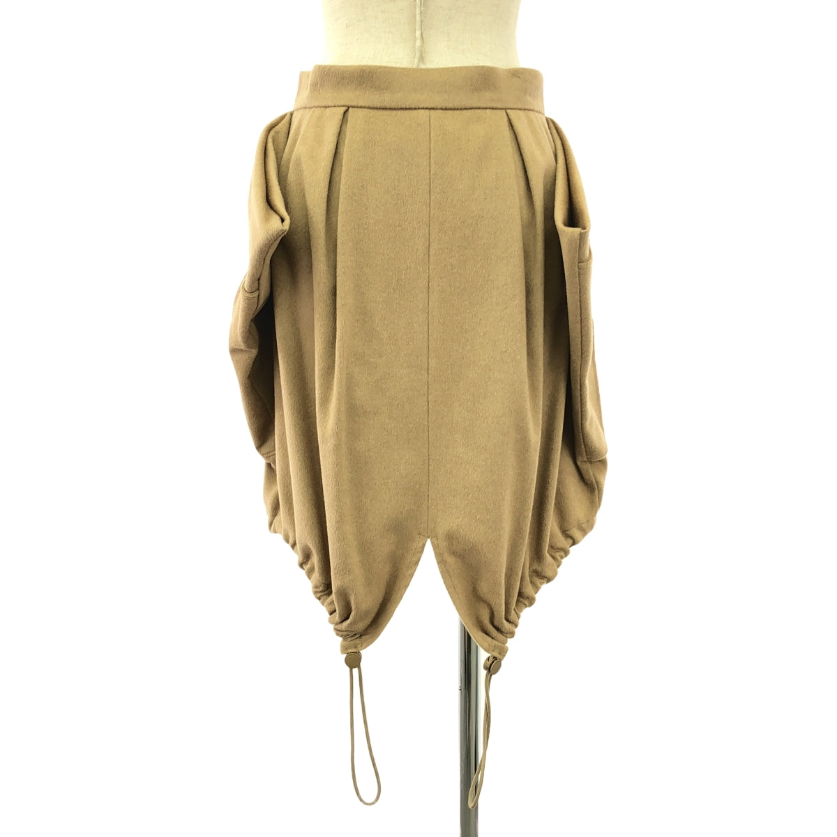 [狀況良好] Max Mara | RITMO 褶皺變形裙 | 40 碼 | 米色 | 女款