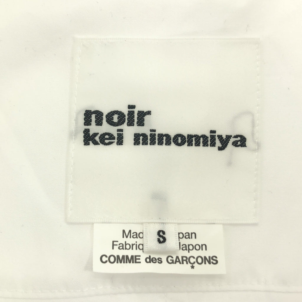 【美品】  noir kei ninomiya / ノワールケイニノミヤ | 2025SS | コットン フーディシャツ | S | ホワイト | レディース