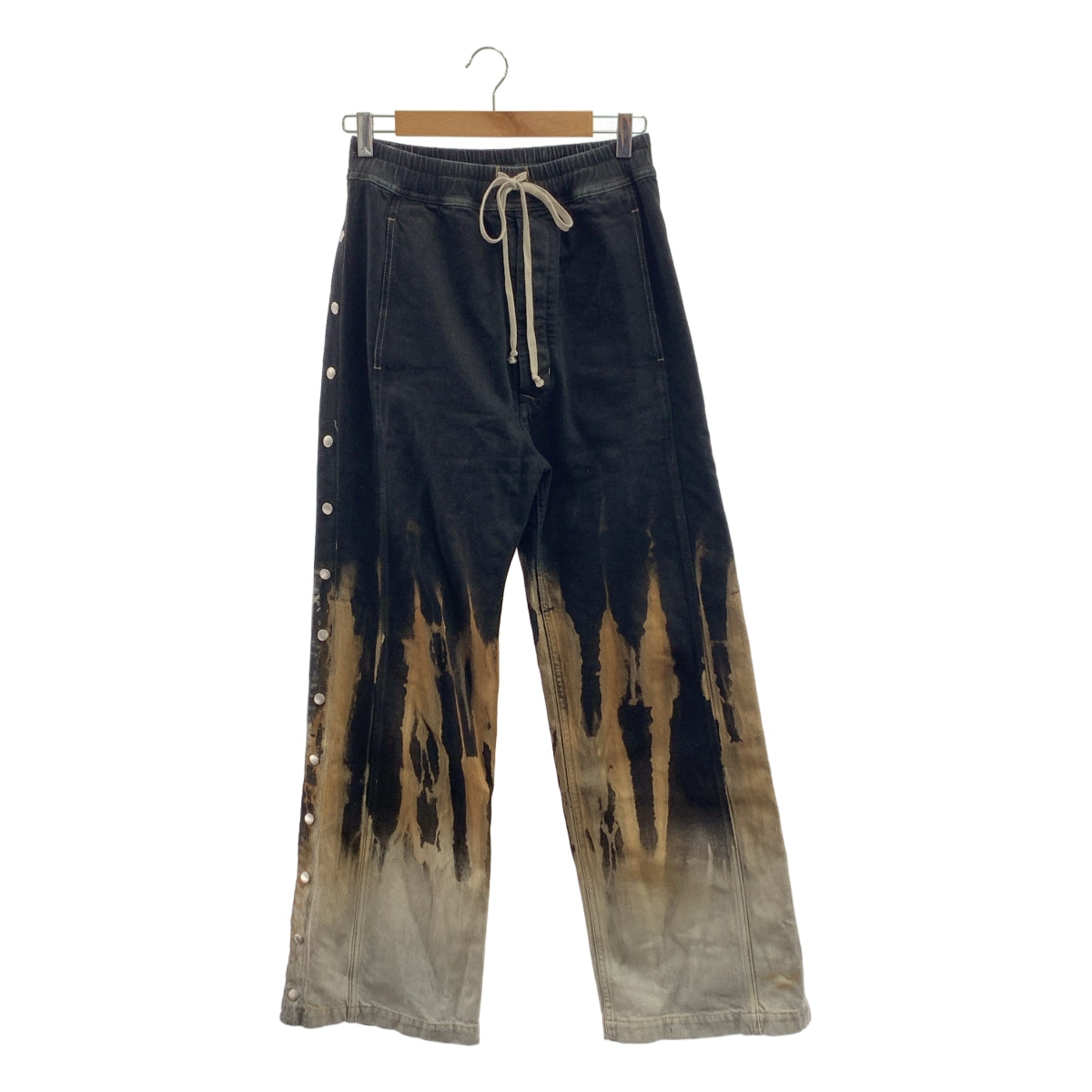 Rick Owens DRKSHDW / リック・オウエンス・ダークシャドウ | PUSHER PANTS ブリーチ加工 プッシャー デニム イージーパンツ | XS | メンズ