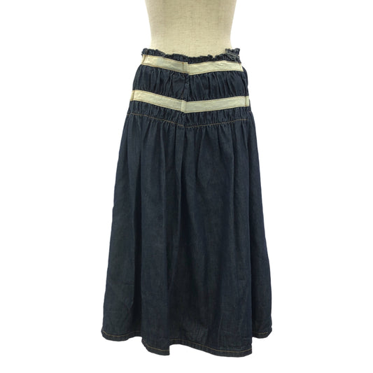 tricot COMME des GARCONS / トリココムデギャルソン | 2013SS | ウエストギャザー ボリューム デニムスカート | M | レディース