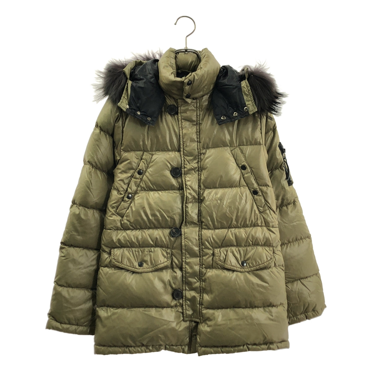 DUVETICA / デュベティカ | ロゴジップ ダウンジャケット / ファー・フード着脱可 | 40 | レディース