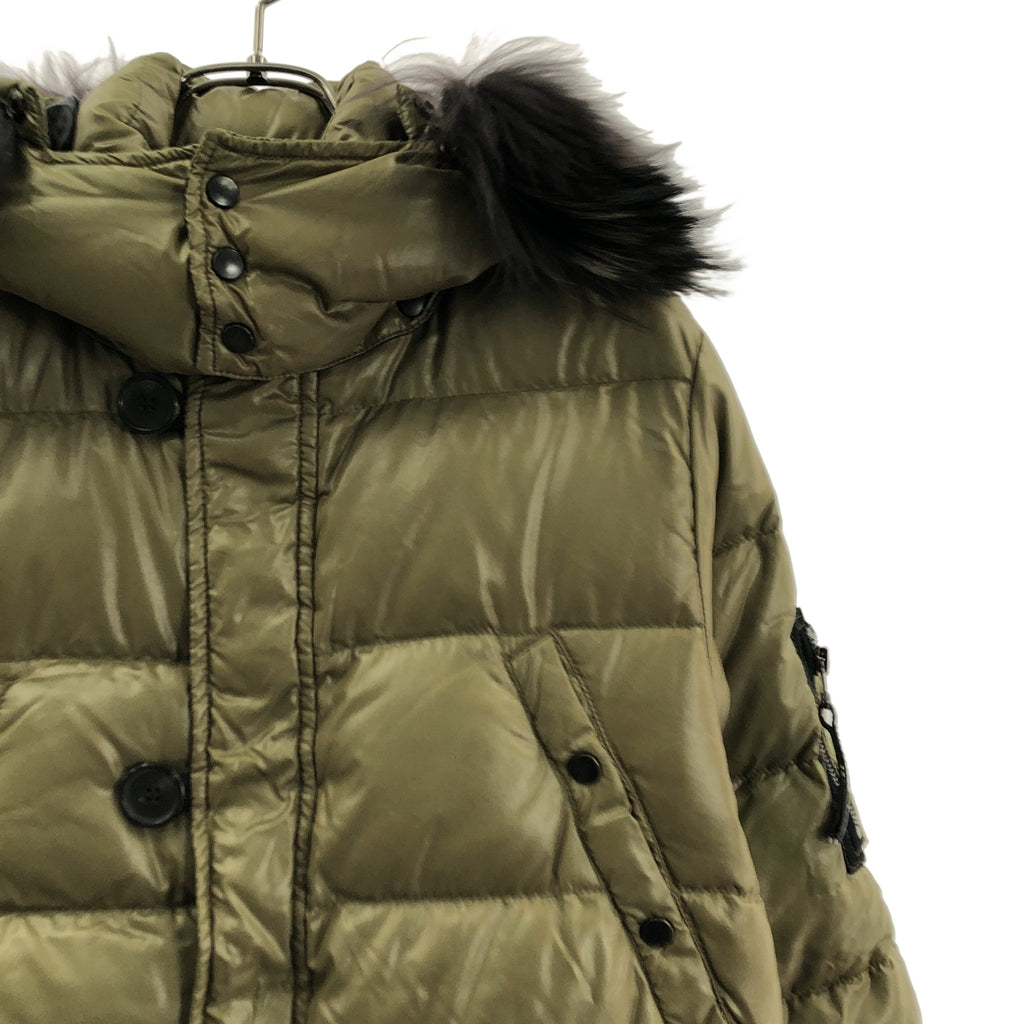 DUVETICA / デュベティカ | ロゴジップ ダウンジャケット / ファー・フード着脱可 | 40 | レディース