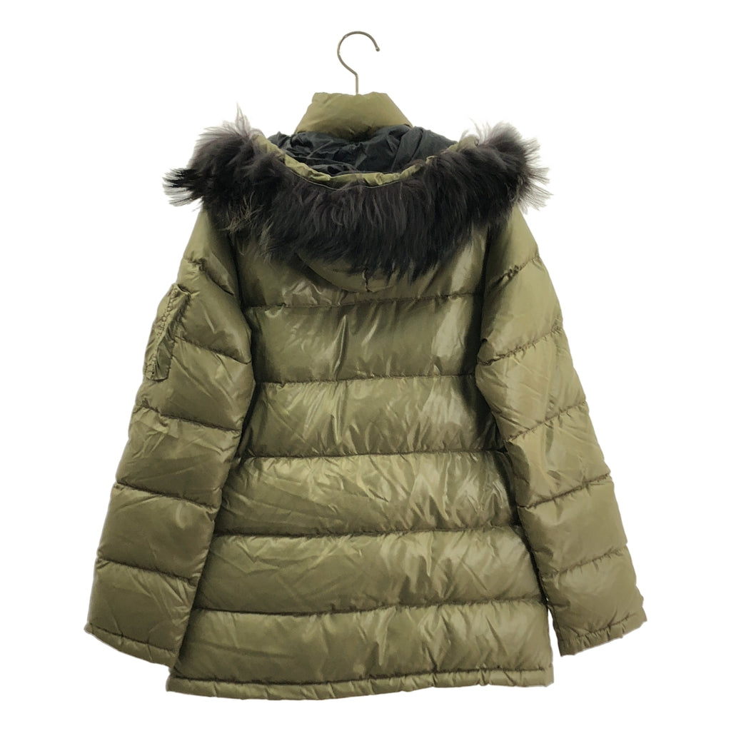 DUVETICA / デュベティカ | ロゴジップ ダウンジャケット / ファー・フード着脱可 | 40 | レディース