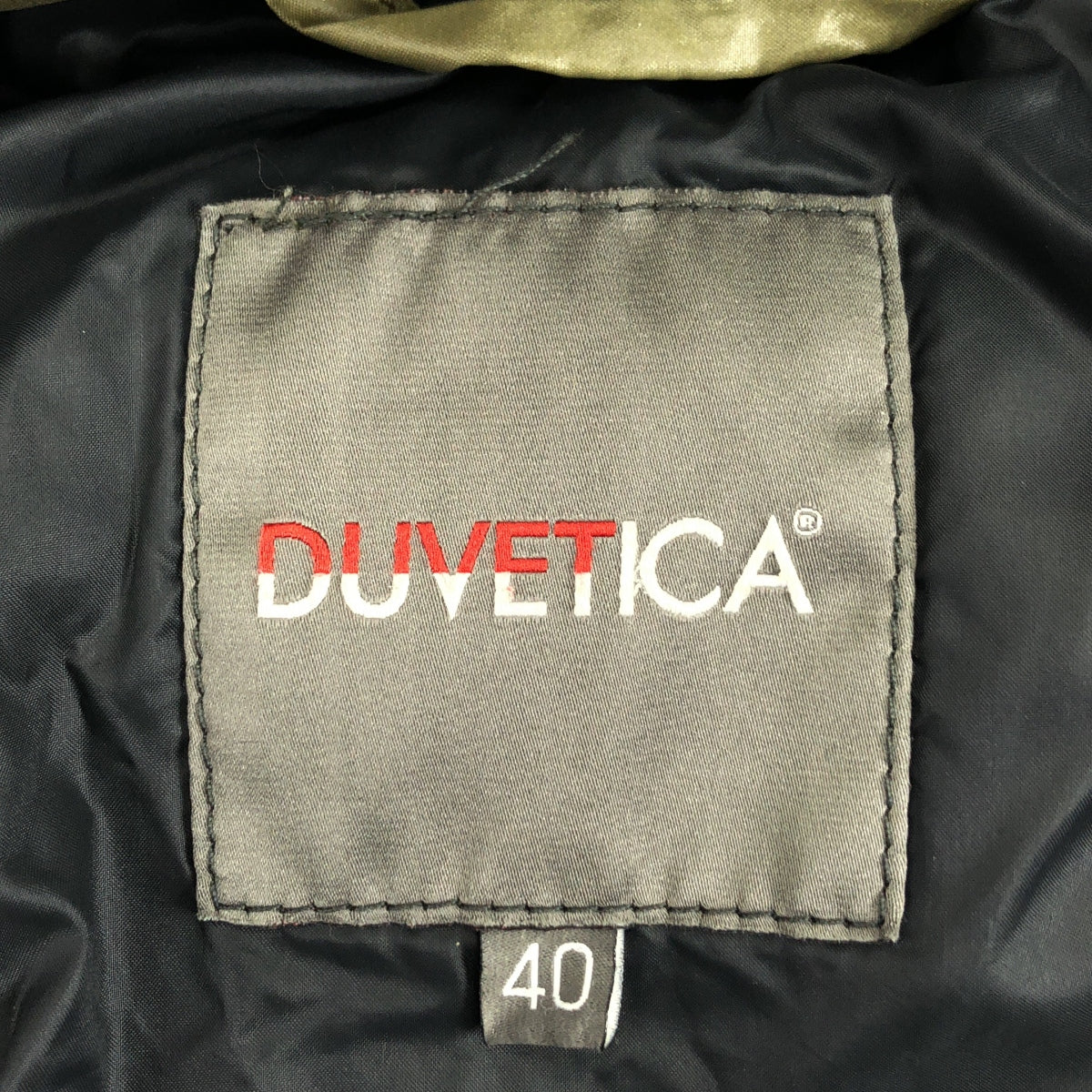 DUVETICA / デュベティカ | ロゴジップ ダウンジャケット / ファー・フード着脱可 | 40 | レディース