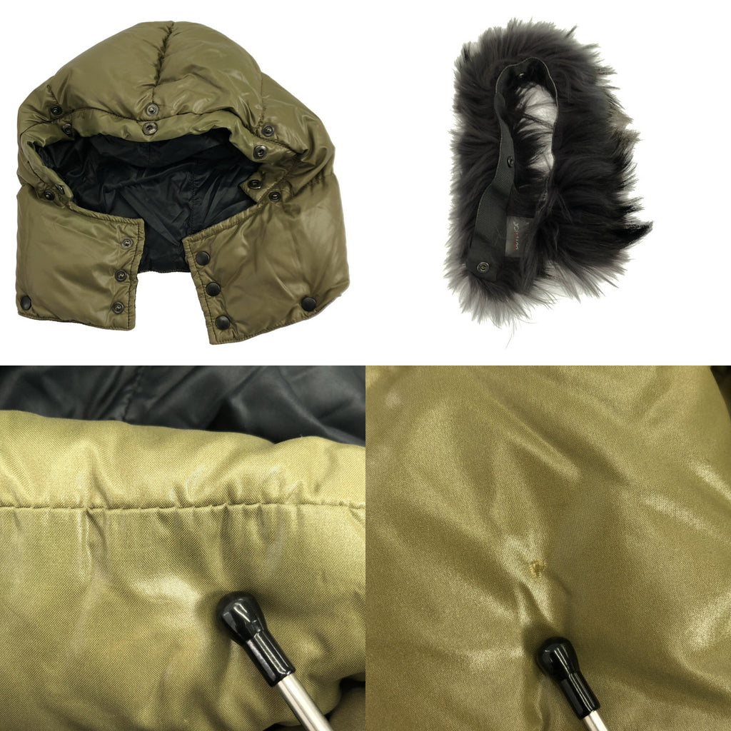 DUVETICA / デュベティカ | ロゴジップ ダウンジャケット / ファー・フード着脱可 | 40 | レディース