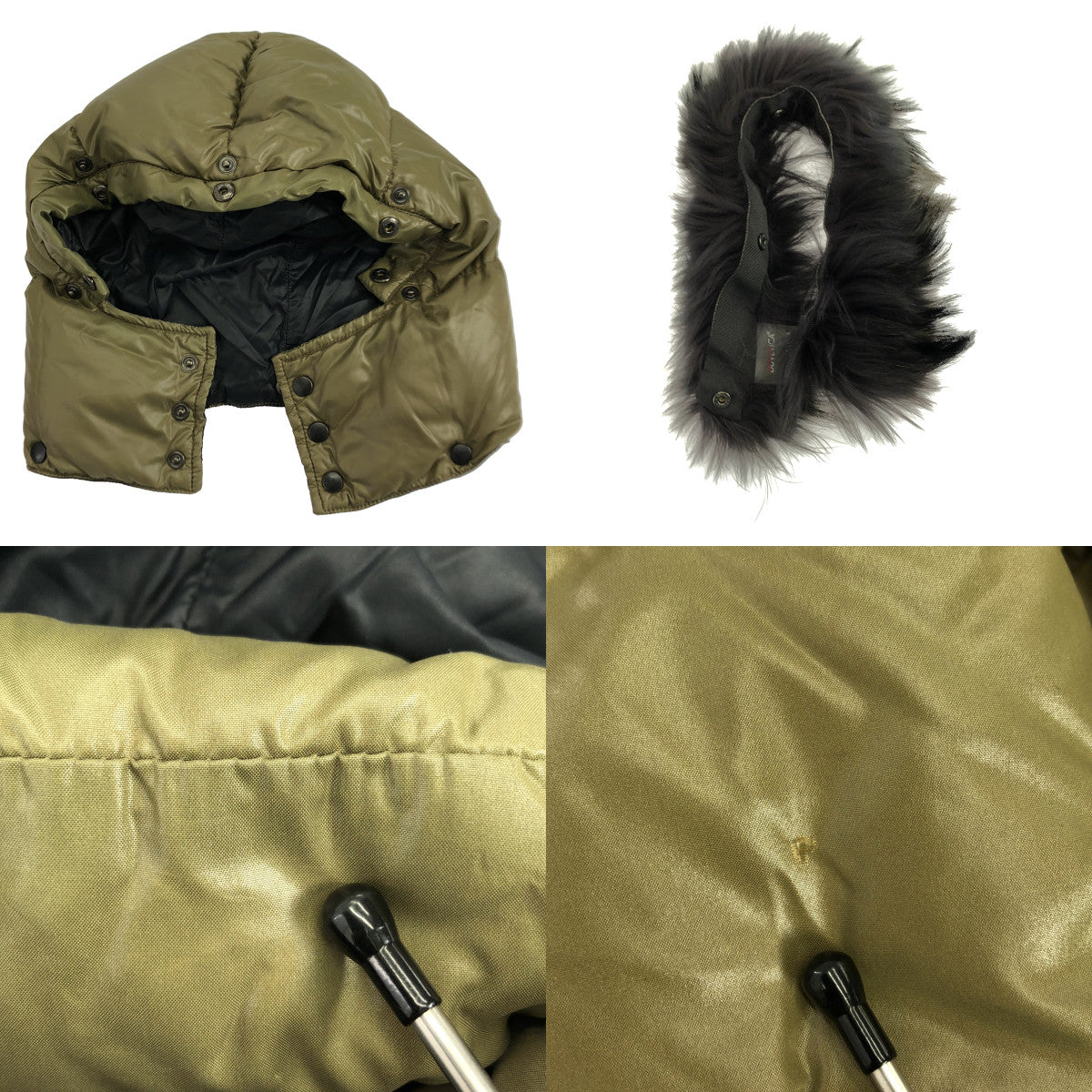 DUVETICA / デュベティカ | ロゴジップ ダウンジャケット / ファー・フード着脱可 | 40 | レディース