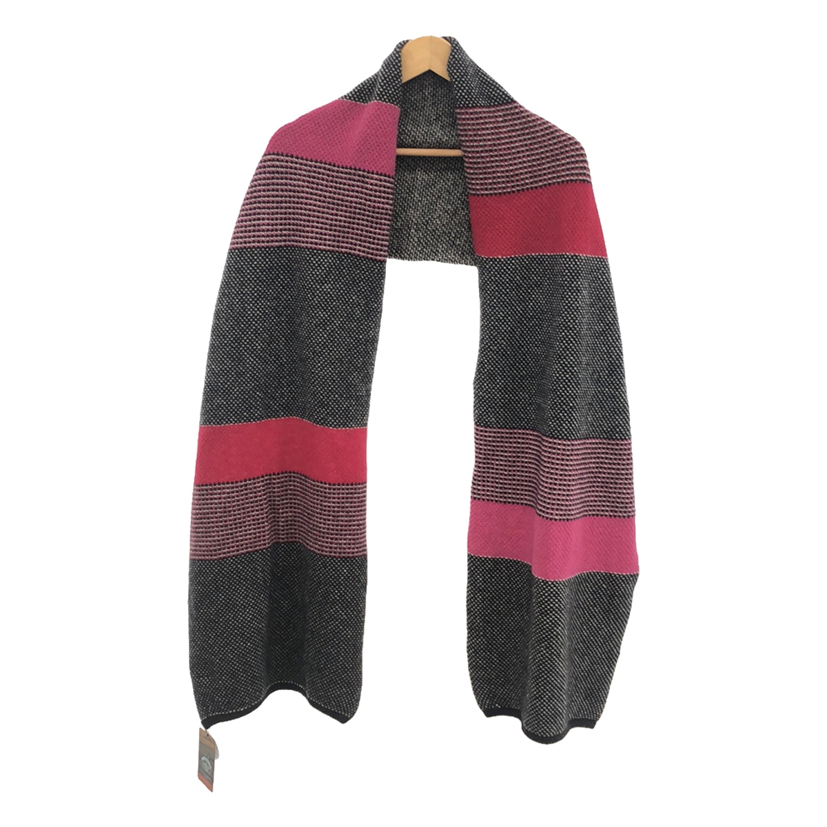 HIKARU NOGUCHI / Hikaru Noguchi | tuck large stripe shawl long scarf |