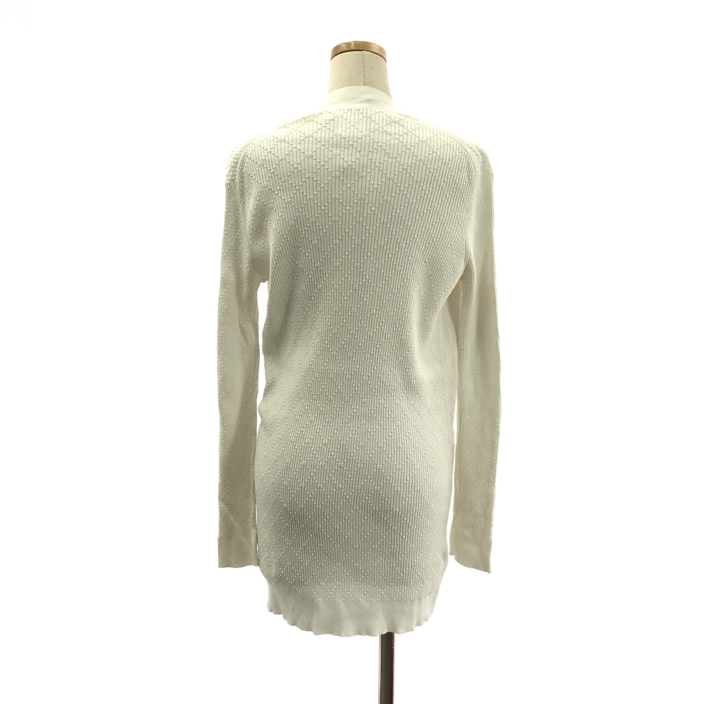 CHANEL / 샤넬 | 코튼 코코 마크 버튼 롱 가디건 | 36 | 여성