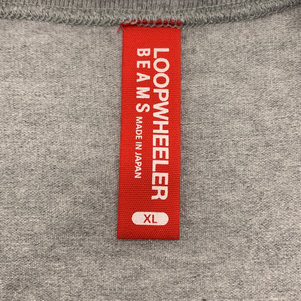 LOOPWHEELER / 루프 윌러 | × beams / 빔스 별주 오버 실루엣 원포인트 로고 T셔츠 컷소우 | XL | 맨즈