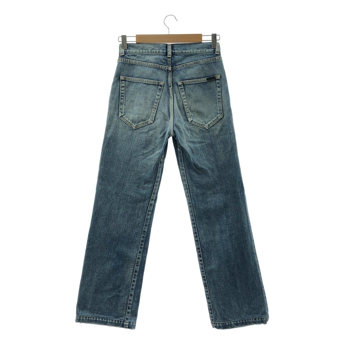 SAINT LAURENT PARIS | 破洞牛仔褲 | 尺寸 24 | 靛藍 | 女款