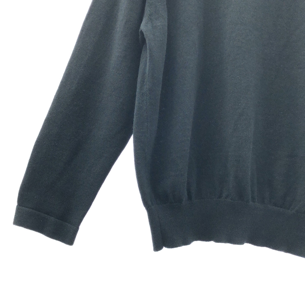 Crepuscule / クレプスキュール | 2022SS | Ramie Basque Knit ラミー バスク ニット | 2 | ブラック | メンズ