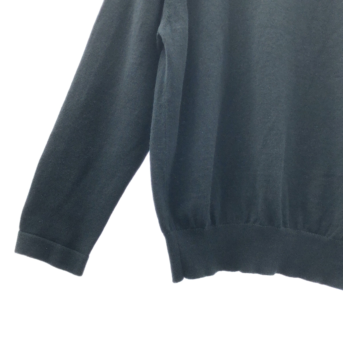 Crepuscule / クレプスキュール | 2022SS | Ramie Basque Knit ラミー バスク ニット | 2 | ブラック | メンズ