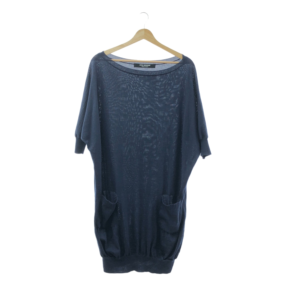 JUNYA WATANABE COMME des GARCONS / Junya Watanabe | 2011SS | 羊毛雙口袋長針織連身裙 | 海軍藍 | 女裝