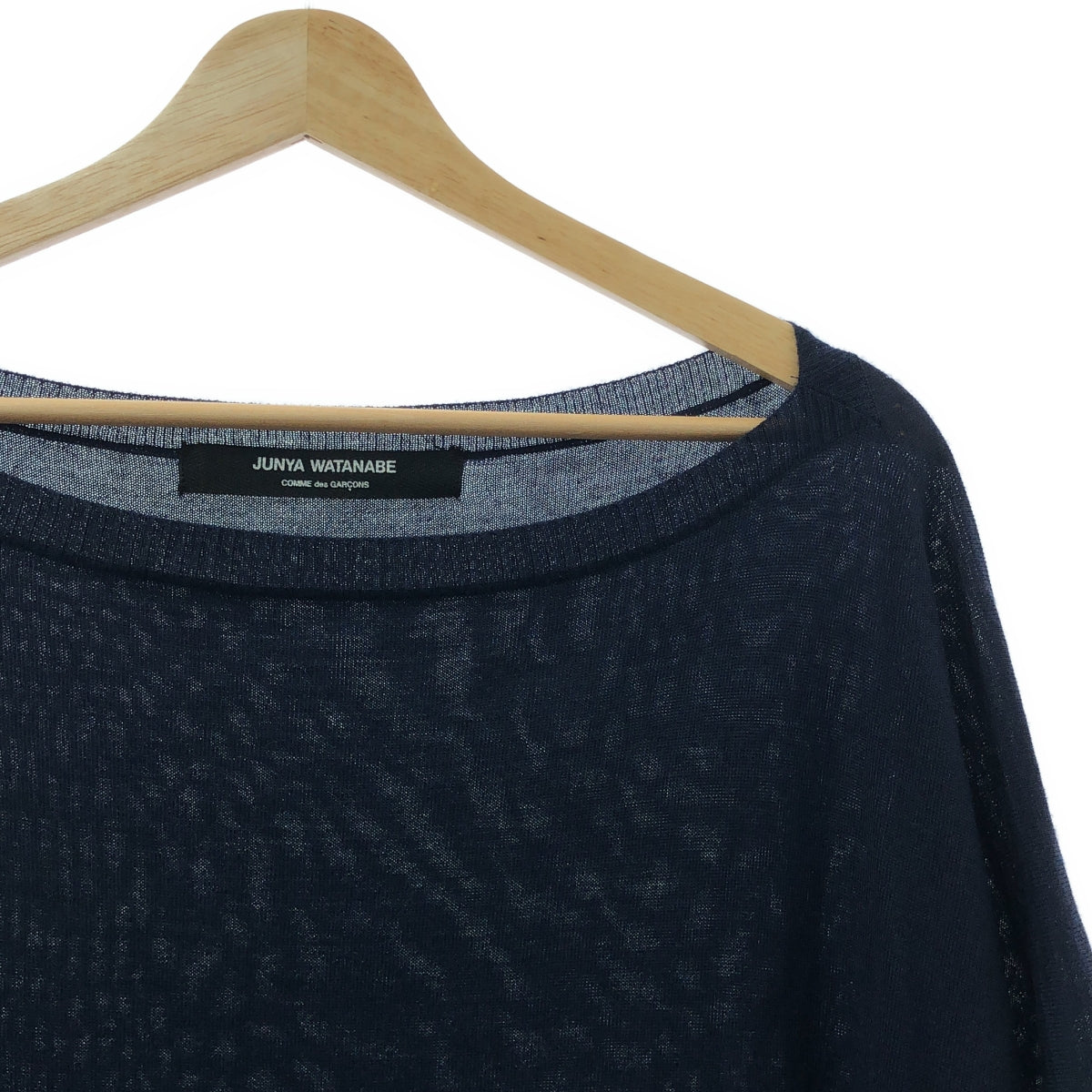 JUNYA WATANABE COMME des GARCONS / Junya Watanabe | 2011SS | 羊毛雙口袋長針織連身裙 | 海軍藍 | 女裝