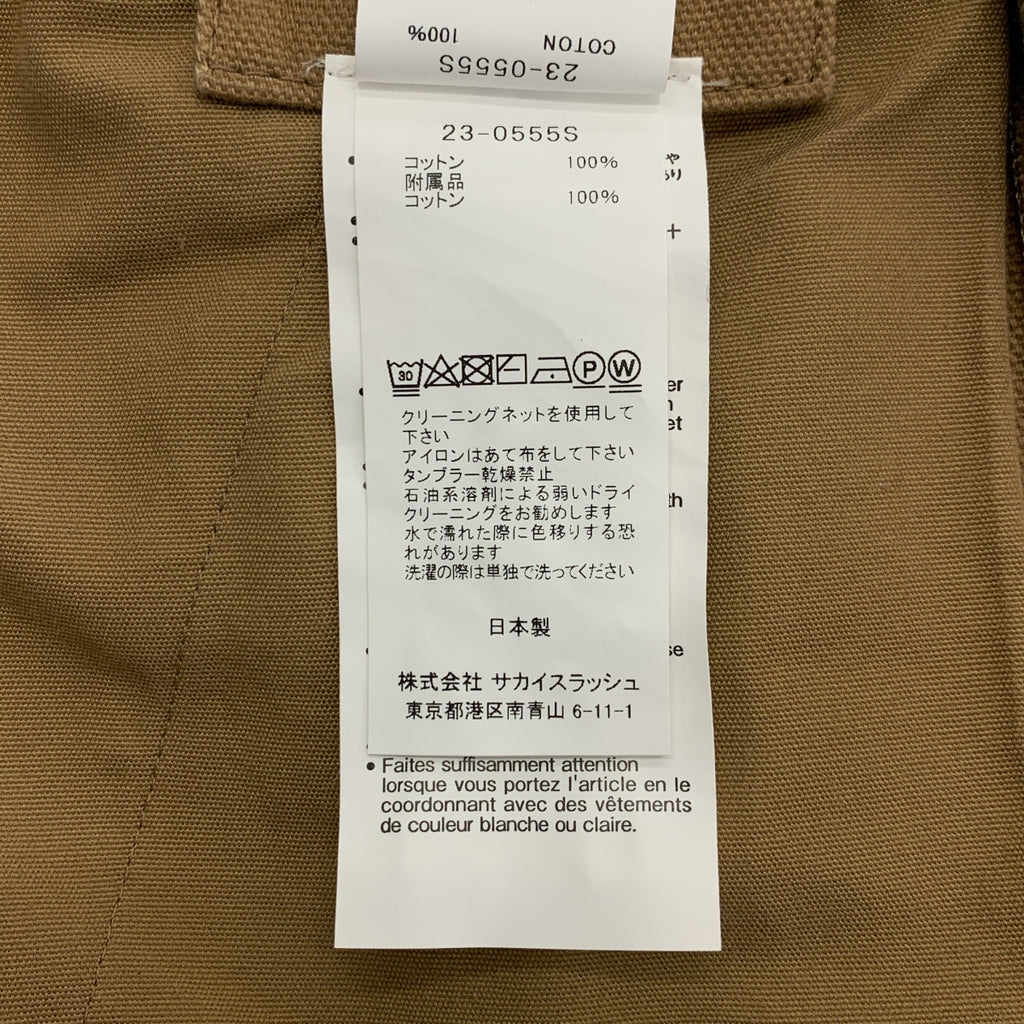 sacai | 2023 秋冬 | x Carhartt WIP / 帆布褲 | 0 | 男款