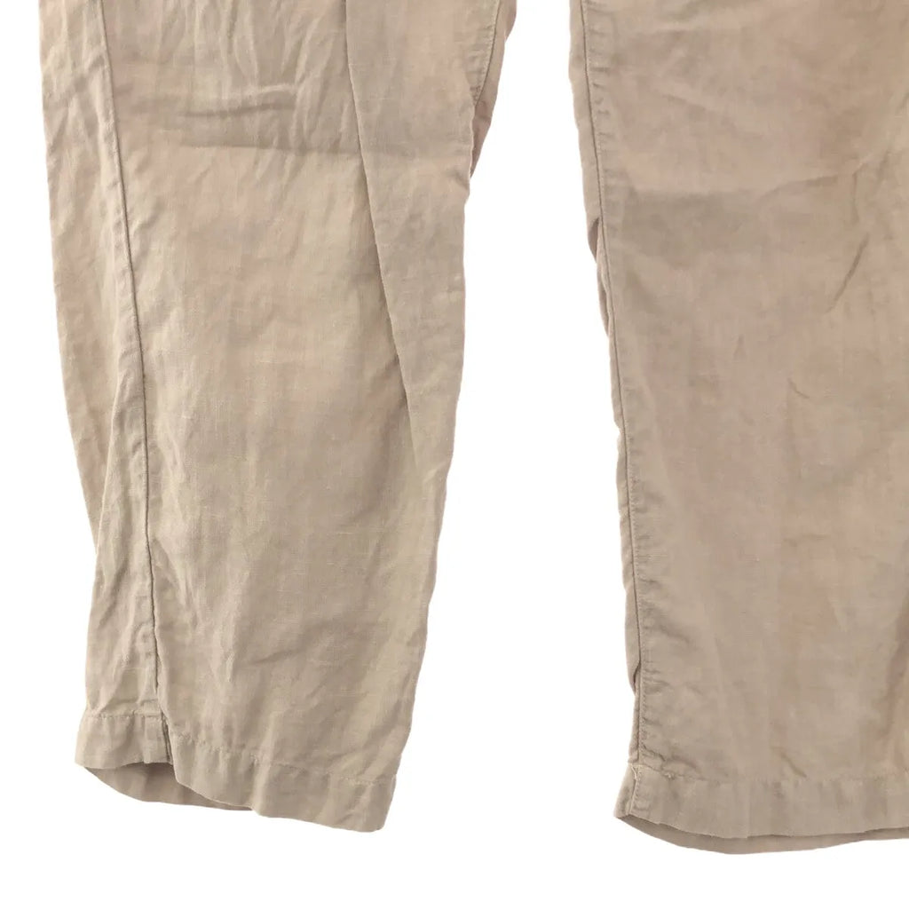 nest robe / ネストローブ | リネン タック イージーパンツ | F | グレーベージュ | レディース