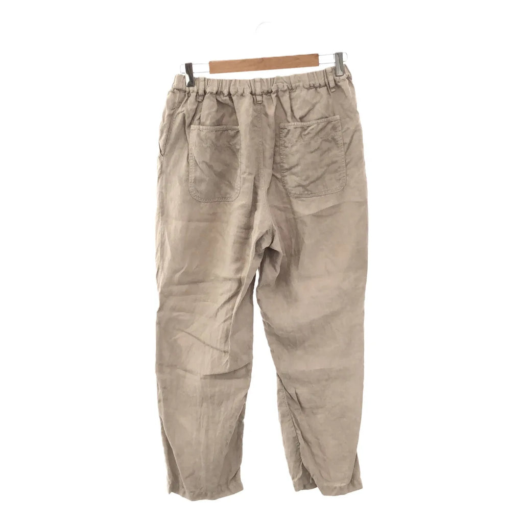 nest robe / ネストローブ | リネン タック イージーパンツ | F | グレーベージュ | レディース