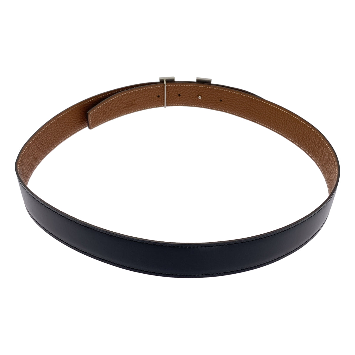 HERMES / エルメス | コンスタンス 90 Hロゴ レザー リバーシブル ベルト | 90 | その他