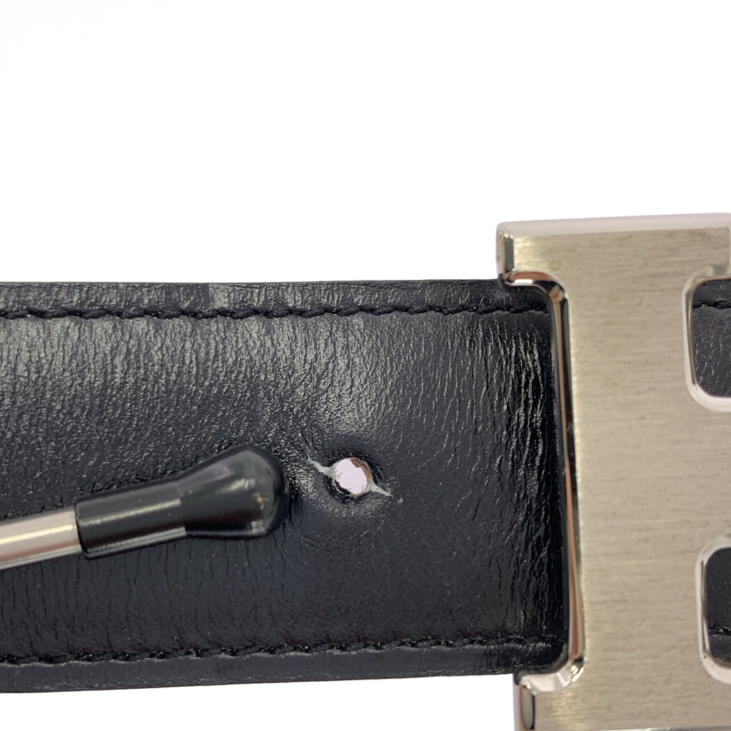 HERMES / エルメス | コンスタンス 90 Hロゴ レザー リバーシブル ベルト | 90 | その他