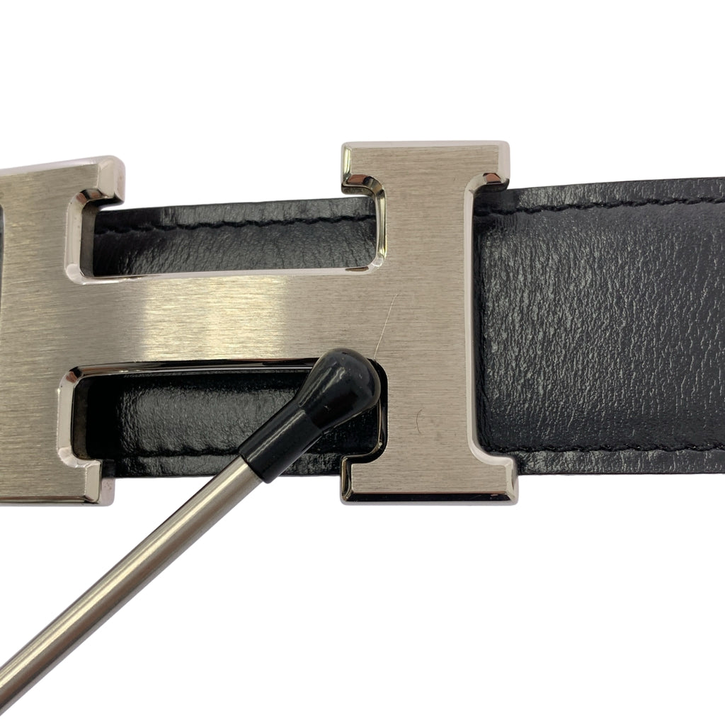 HERMES / エルメス | コンスタンス 90 Hロゴ レザー リバーシブル ベルト | 90 | その他