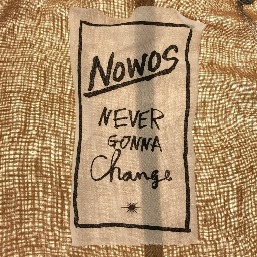 【신품】 NOWOS / 노워스 | Long gown 벨트 코튼 롱 가운 코트 | M | beige | 여성