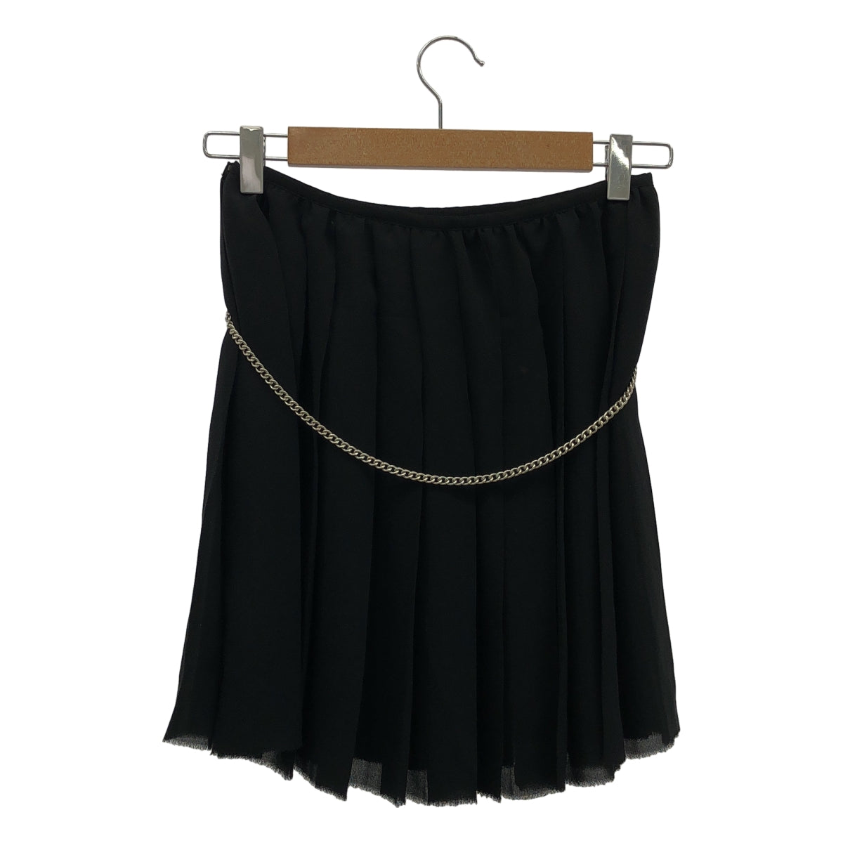 JUNYA WATANABE MAN PINK / 준야와타나베만 핑크 | 2003SS | 비쥬 체인 디자인 주름 미니 스커트 | S | 여성